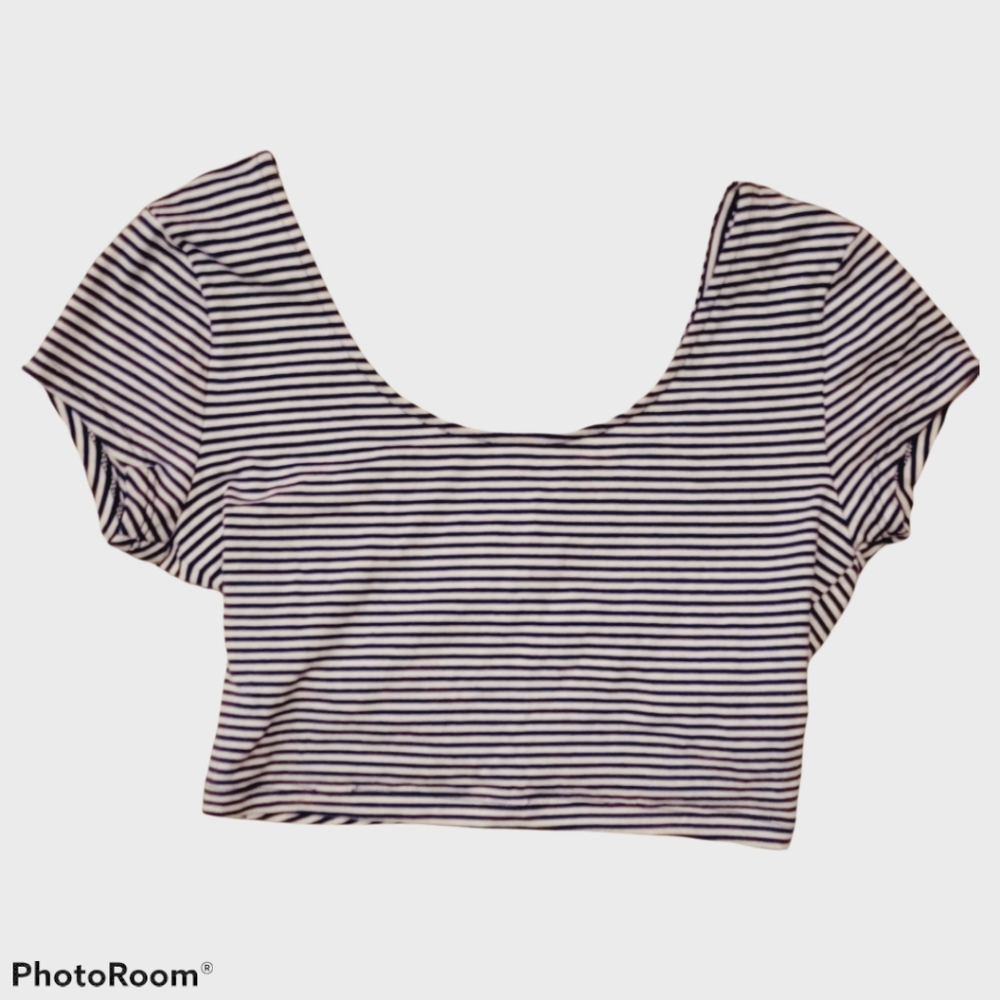 Open back crop top